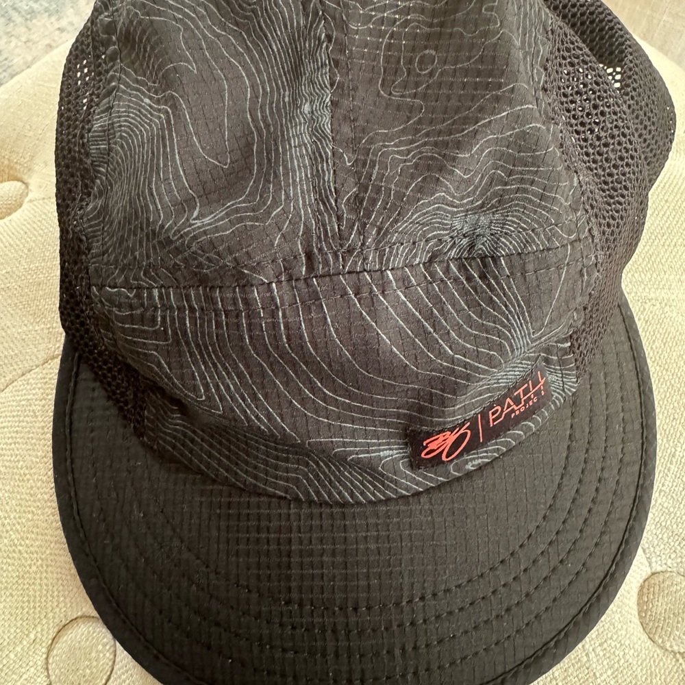 Path Projects/Billy Yang Black Mesh Cap running